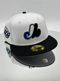 Montreal Expos MLB 59FIFTY Cerrada White & Black – 25th Anniversary