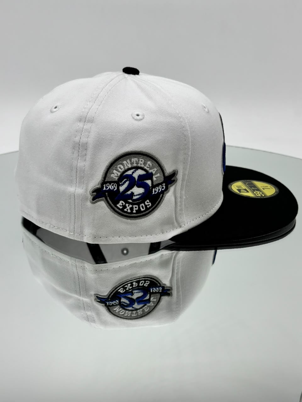 Montreal Expos MLB 59FIFTY Cerrada White & Black – 25th Anniversary