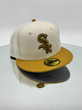 Chicago White Sox MLB 59FIFTY Cerrada Cream & Gold