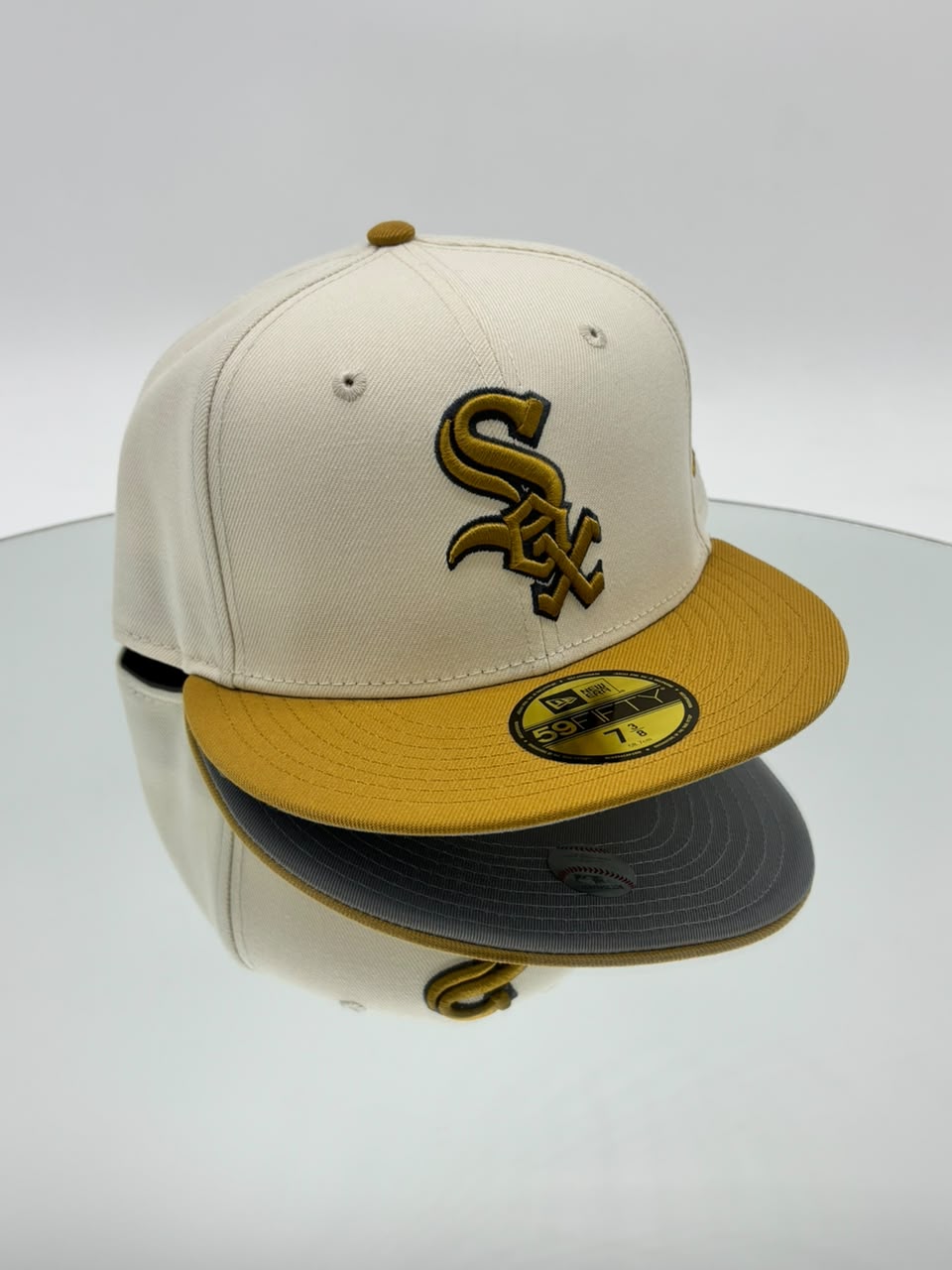 Chicago White Sox MLB 59FIFTY Cerrada Cream & Gold