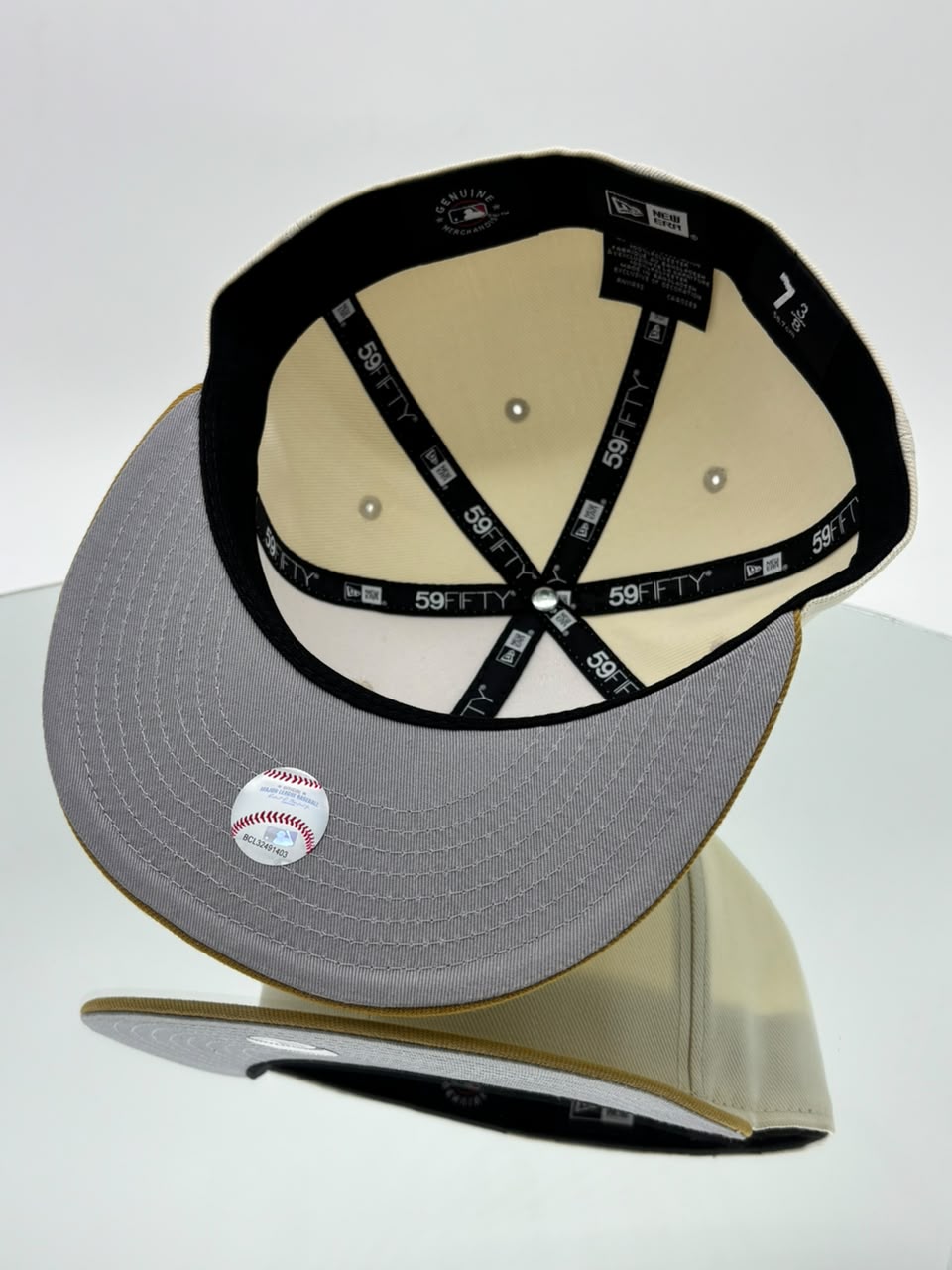 Chicago White Sox MLB 59FIFTY Cerrada Cream & Gold