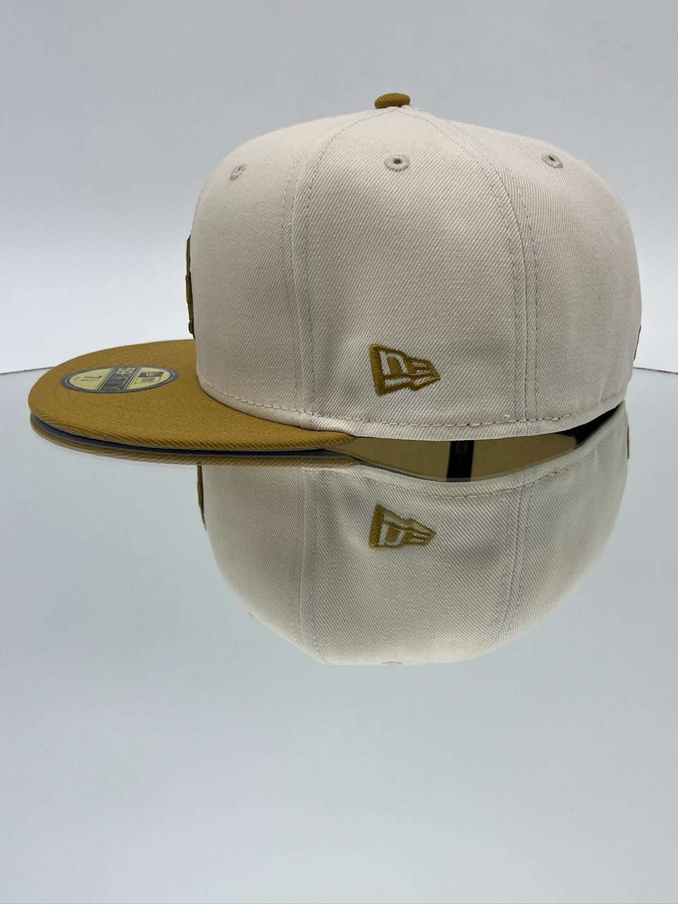 Los Angeles Dodgers MLB 59FIFTY Cerrada Cream & Gold – Logo LA