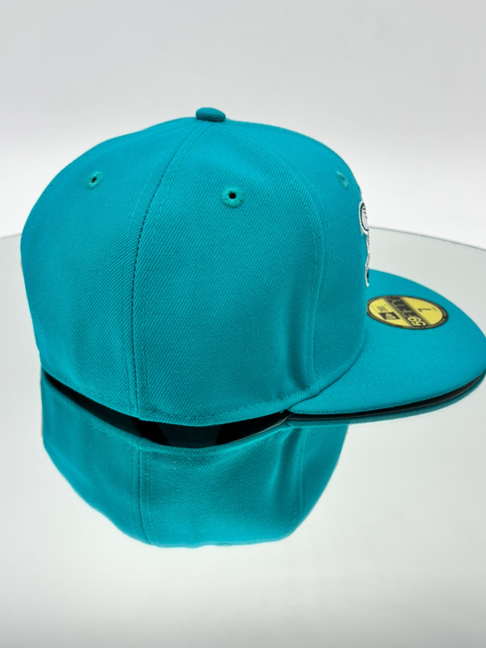 Charlotte Hornets NBA 59FIFTY Cerrada Teal – Hugo Logo