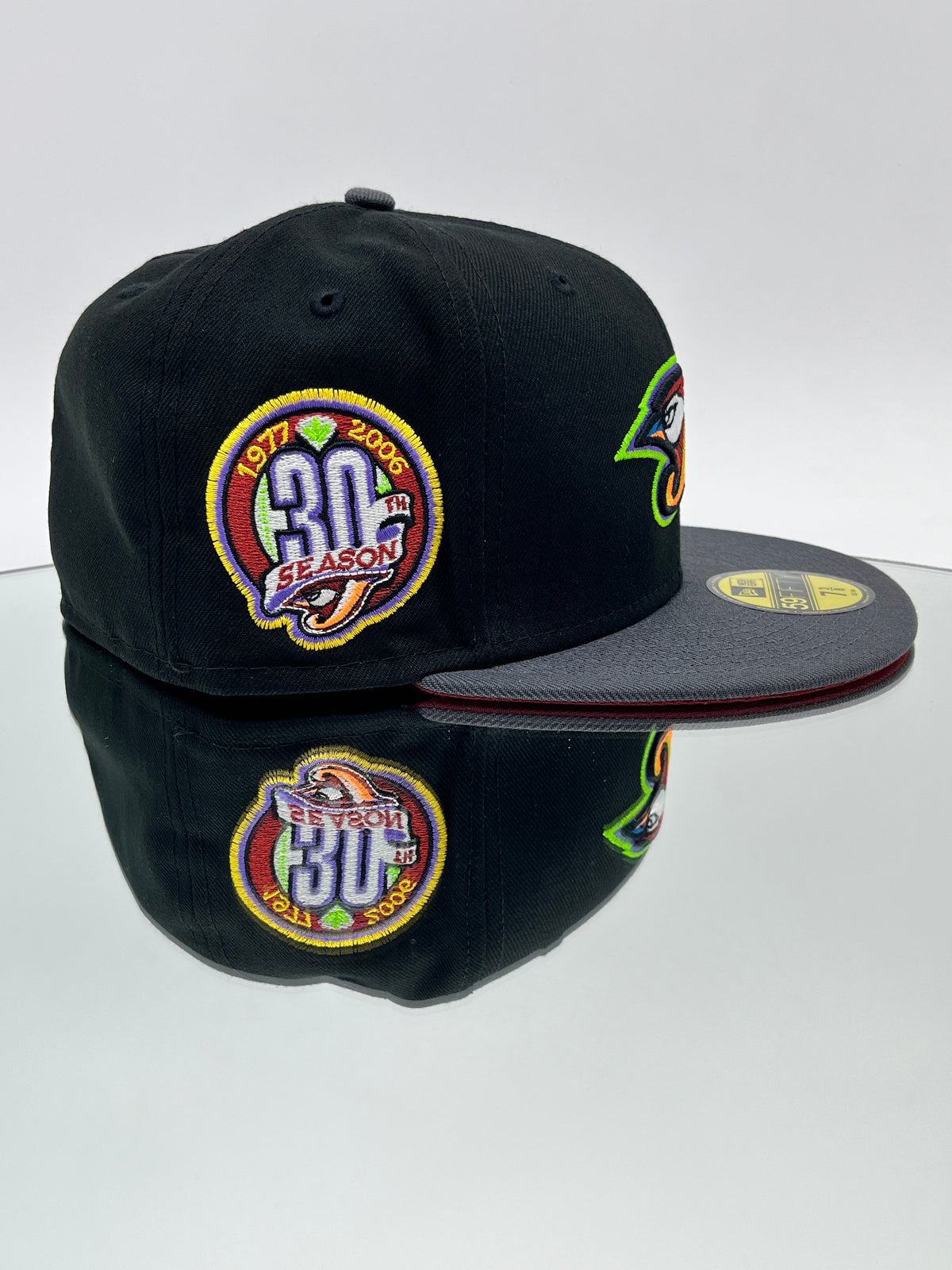 Toronto Blue Jays MLB 59FIFTY Cerrada Negra Y Gris