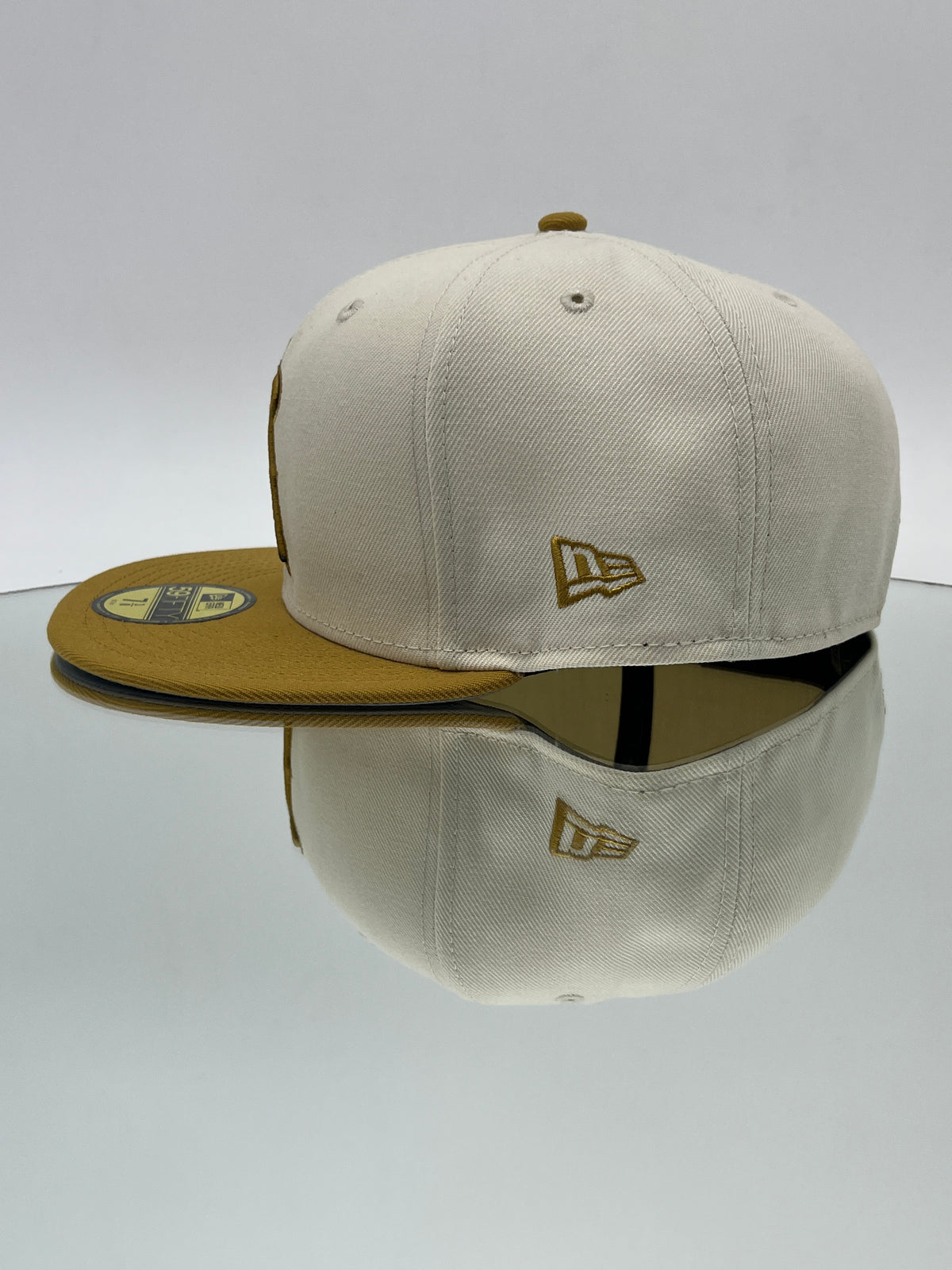Los Angeles Angels MLB 59FIFTY Cerrada Cream & Gold – Logo Angels