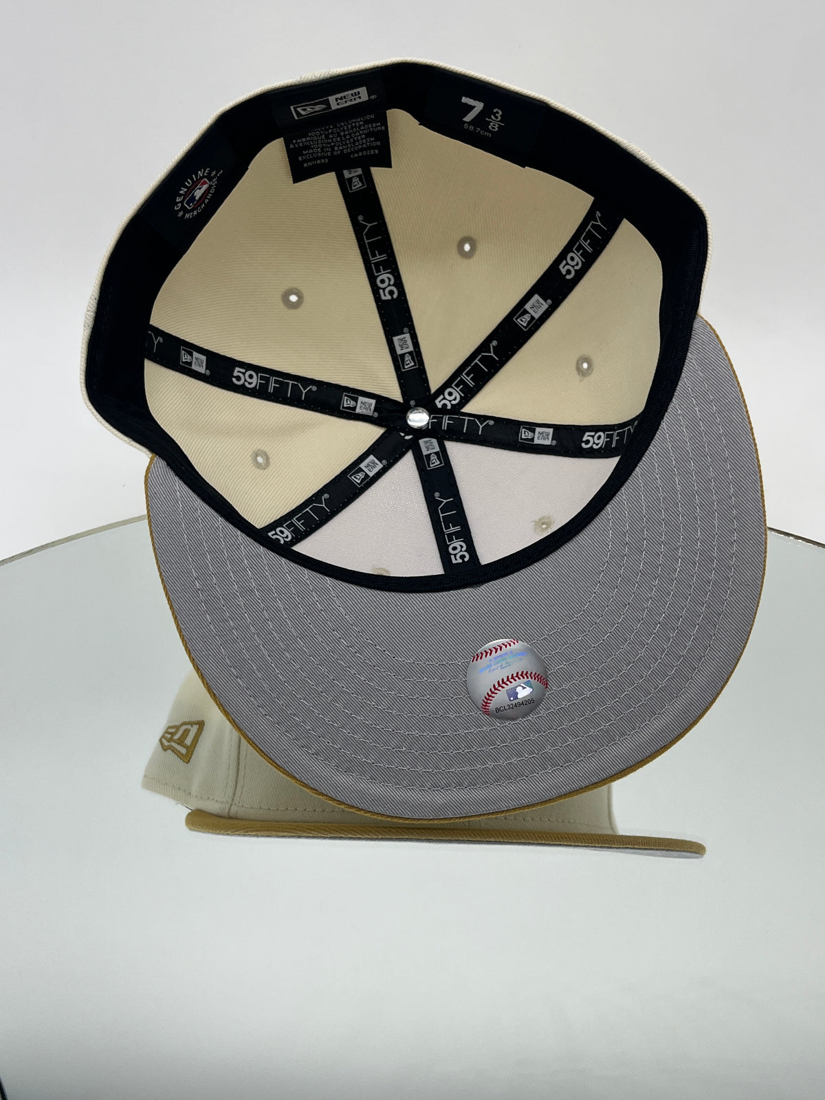 Los Angeles Angels MLB 59FIFTY Cerrada Cream & Gold – Logo Angels