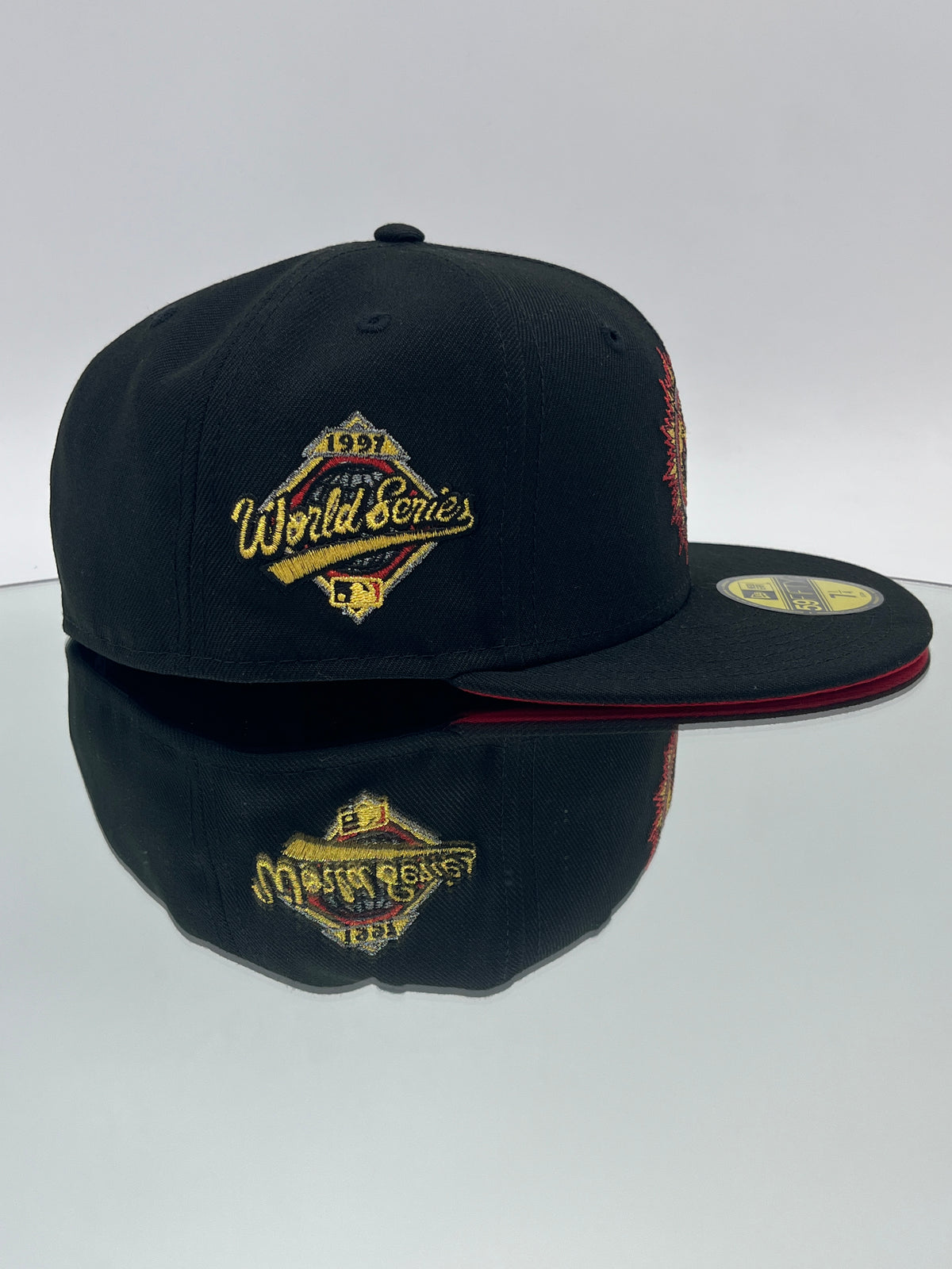 Florida Marlins MLB 59FIFTY Cerrada Black – Sunburst Logo