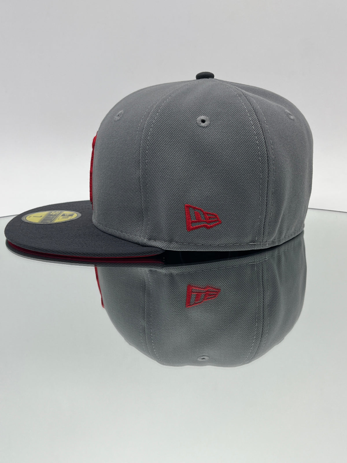 Los Angeles Angels MLB 59FIFTY Cerrada Grey & Red – 60th Anniversary
