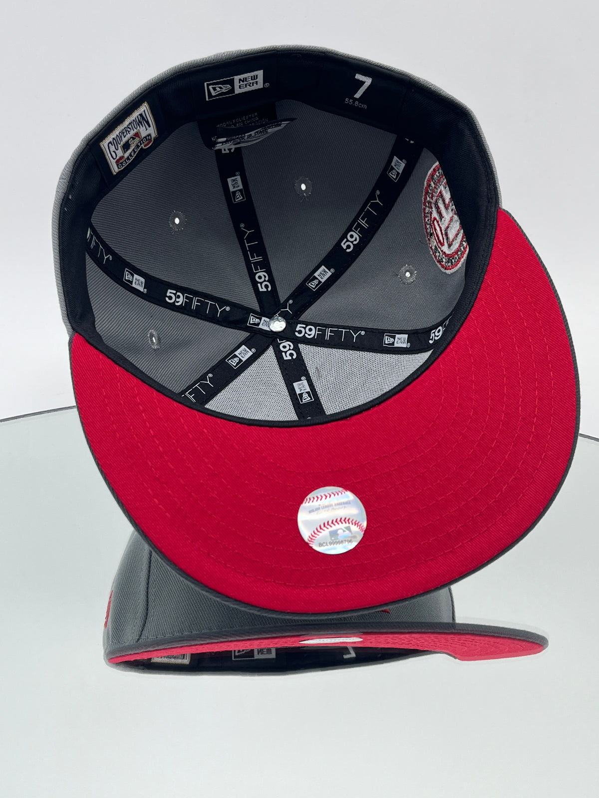 Los Angeles Angels MLB 59FIFTY Cerrada Grey & Red – 60th Anniversary
