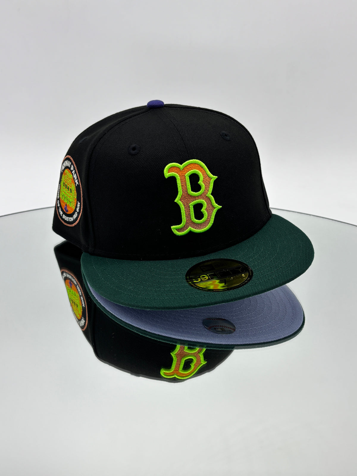 Boston Red Sox MLB 59FIFTY Cerrada Black & Green