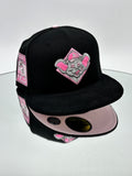 Los Angeles Angels MLB 59FIFTY Cerrada Black & Pink Rally Monkey