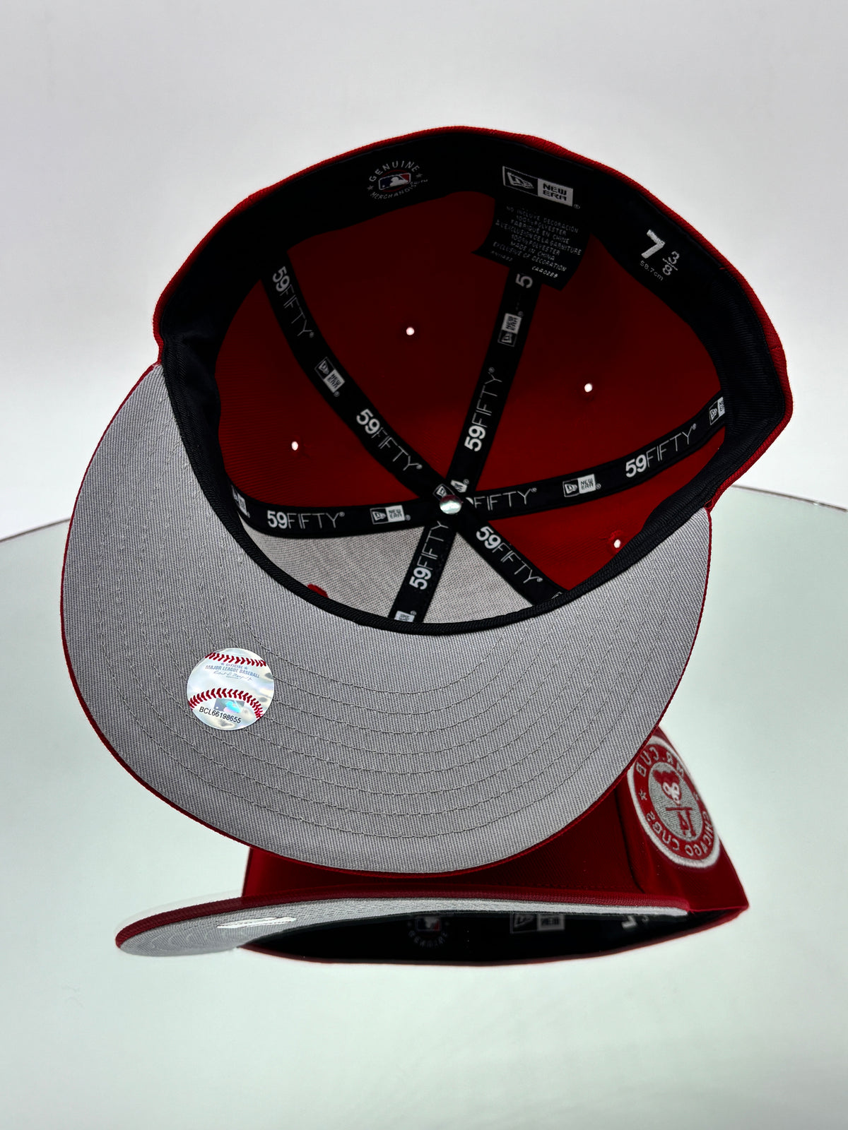 Chicago Cubs MLB 59FIFTY Cerrada Red Bear