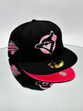 Toronto Blue Jays MLB 59FIFTY Cerrada Negra Rosa