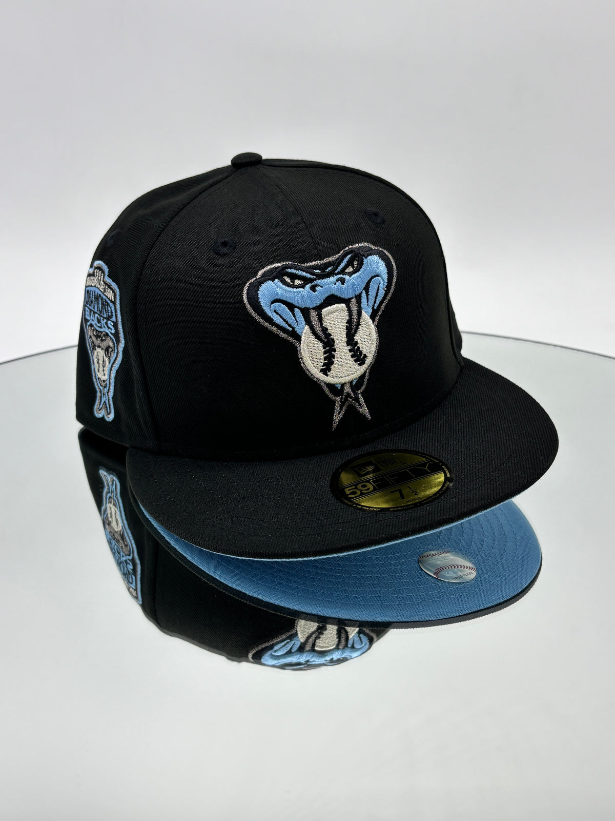 Arizona Diamondbacks MLB 59FIFTY Cerrada Negra Serpiente Azul