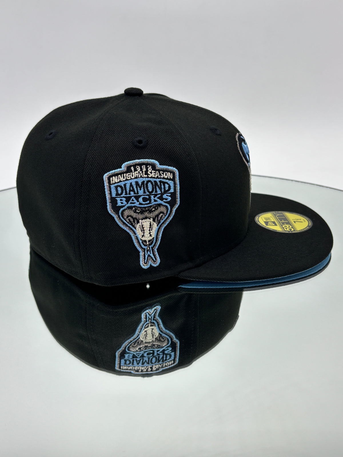 Arizona Diamondbacks MLB 59FIFTY Cerrada Negra Serpiente Azul