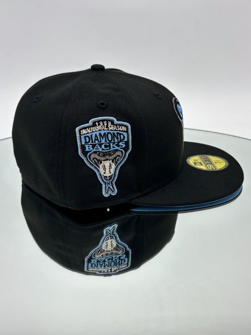 Arizona Diamondbacks MLB 59FIFTY Cerrada Negra Serpiente Azul