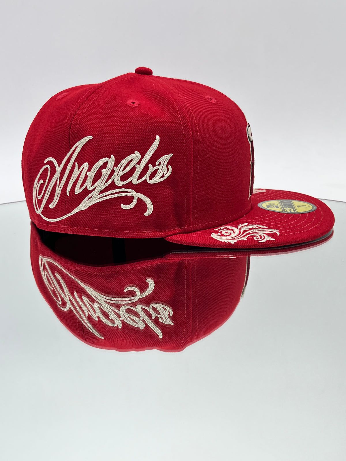 Los Angeles Angels MLB Wordmark 59FIFTY Cerrada Roja