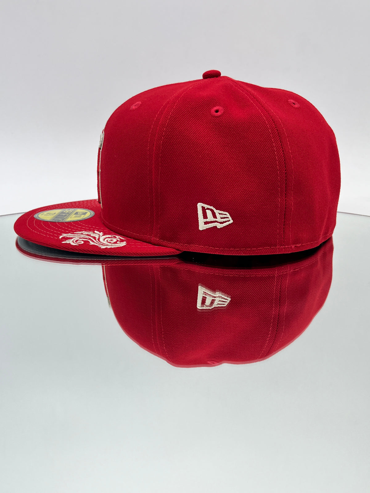 Los Angeles Angels MLB Wordmark 59FIFTY Cerrada Roja