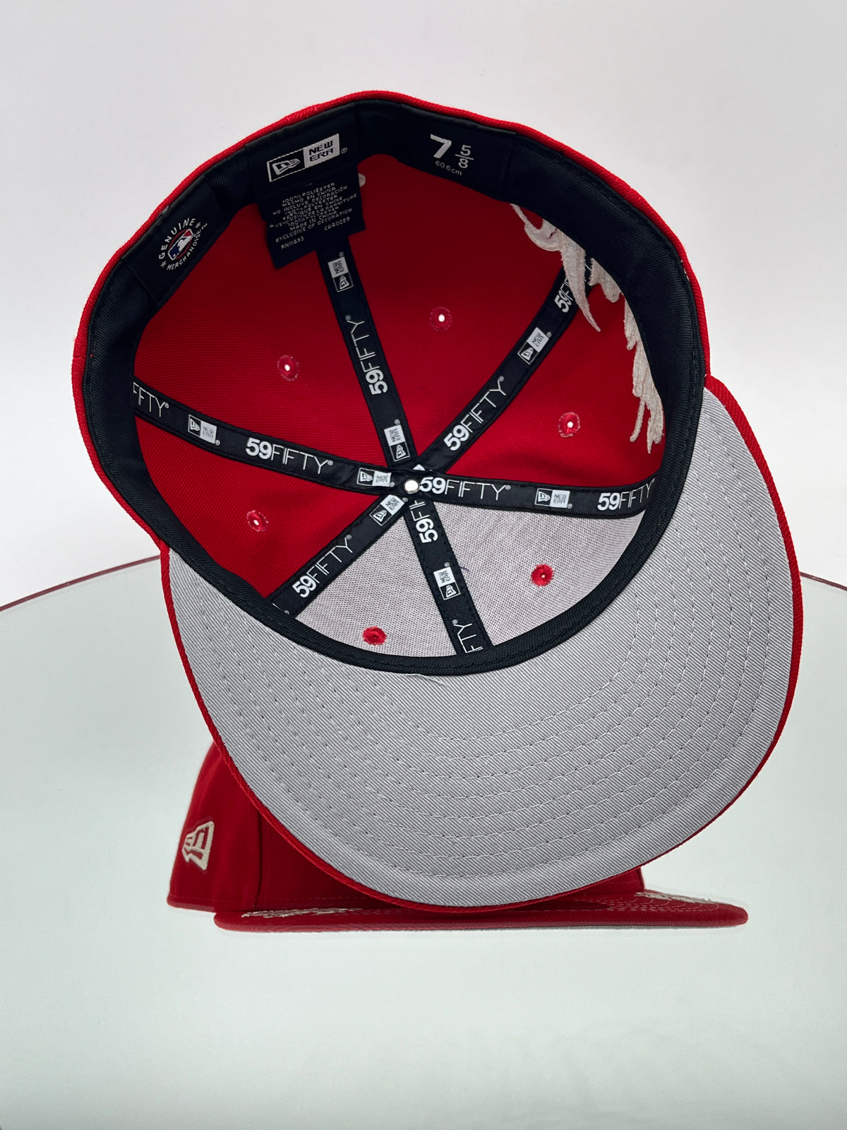 Los Angeles Angels MLB Wordmark 59FIFTY Cerrada Roja