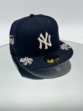 New York Yankees MLB Wordmark 59FIFTY Cerrada Azul Marino