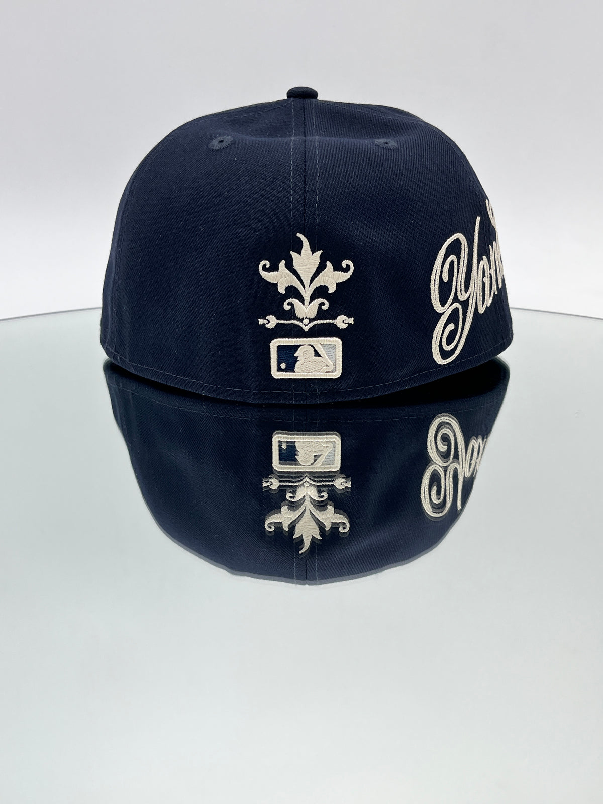 New York Yankees MLB Wordmark 59FIFTY Cerrada Azul Marino