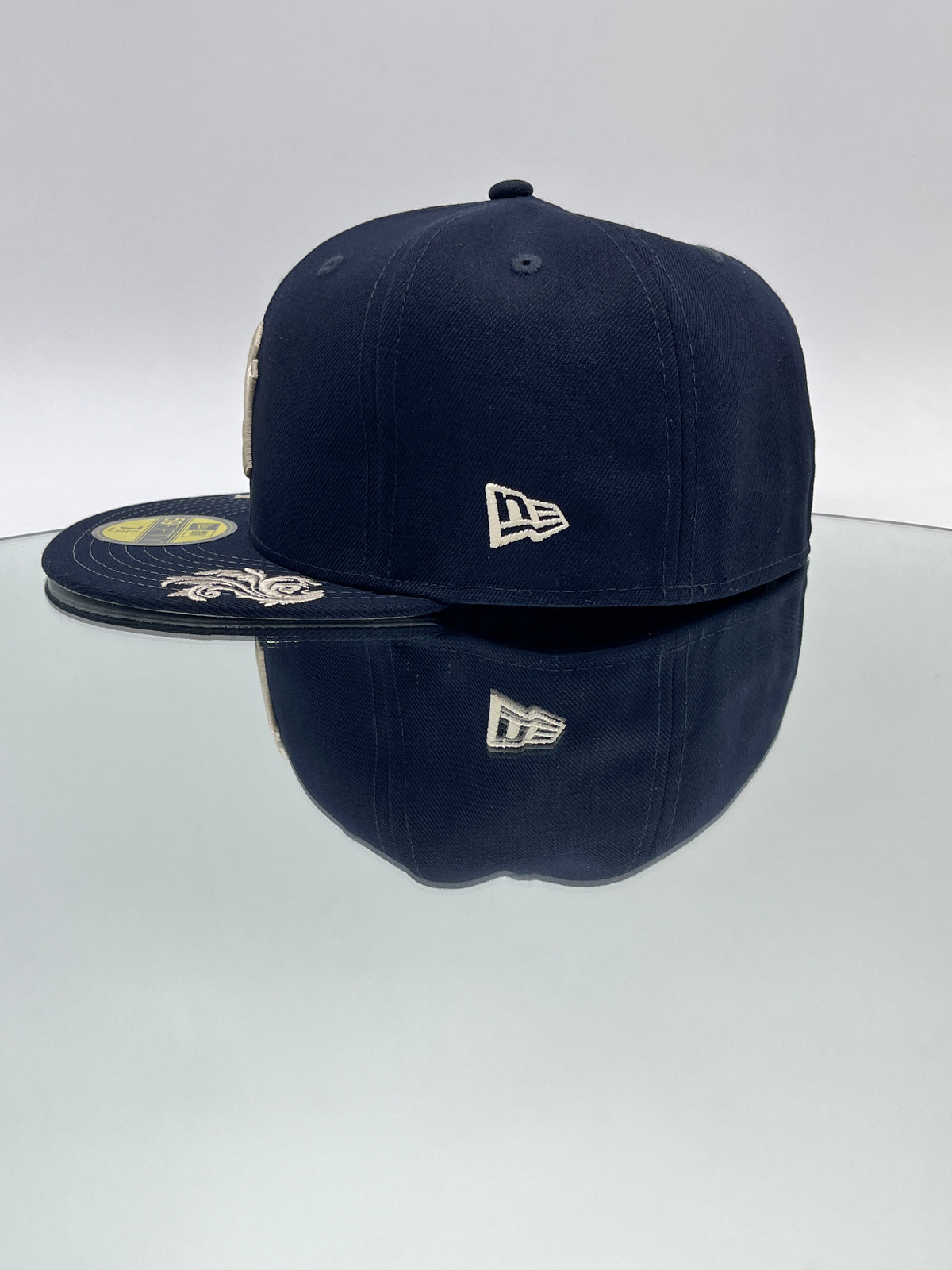 New York Yankees MLB Wordmark 59FIFTY Cerrada Azul Marino