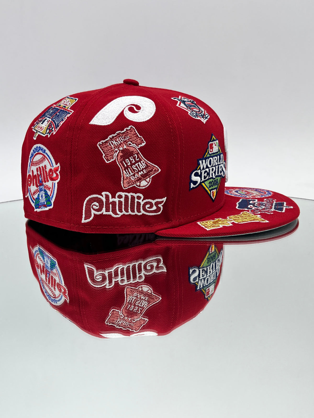 Philadelphia Phillies MLB All Over Team 59FIFTY Cerrada Roja
