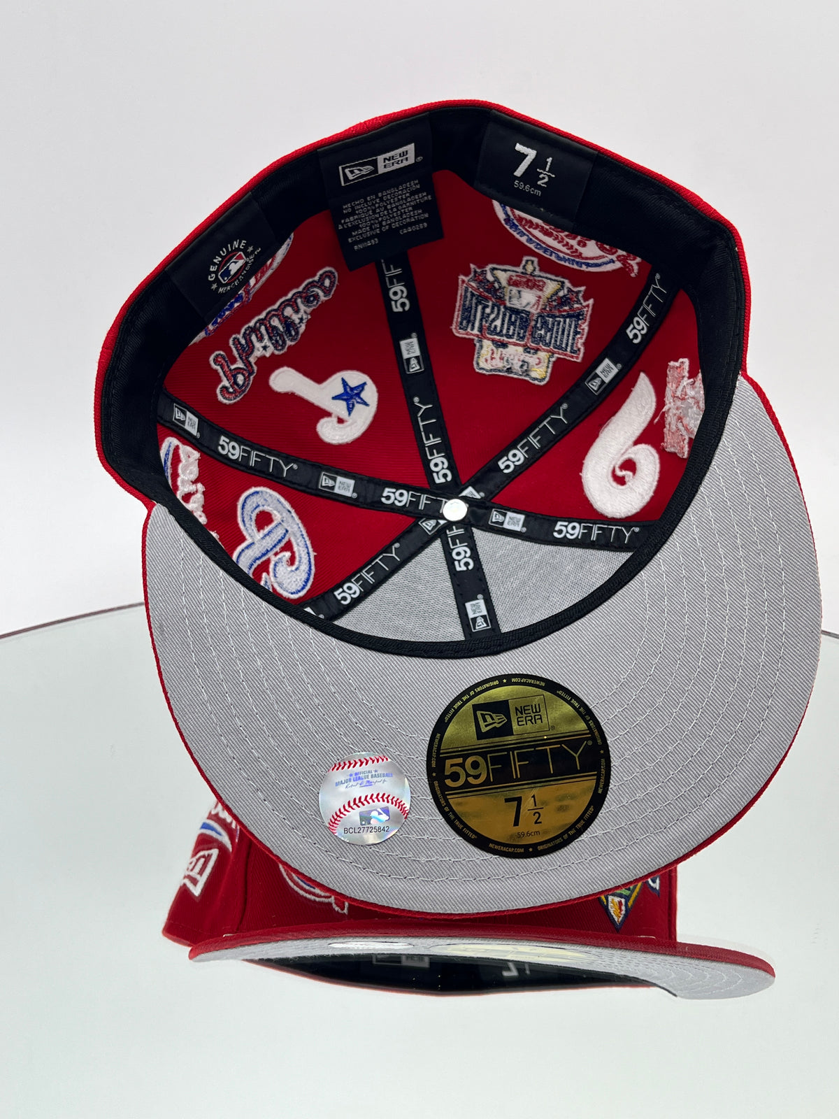 Philadelphia Phillies MLB All Over Team 59FIFTY Cerrada Roja
