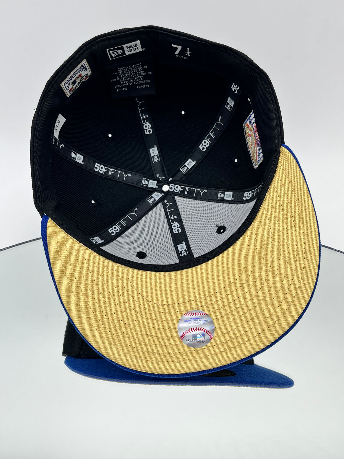 Los Angeles Dodgers MLB 59FIFTY Cerrada Negra Y Azul Royal