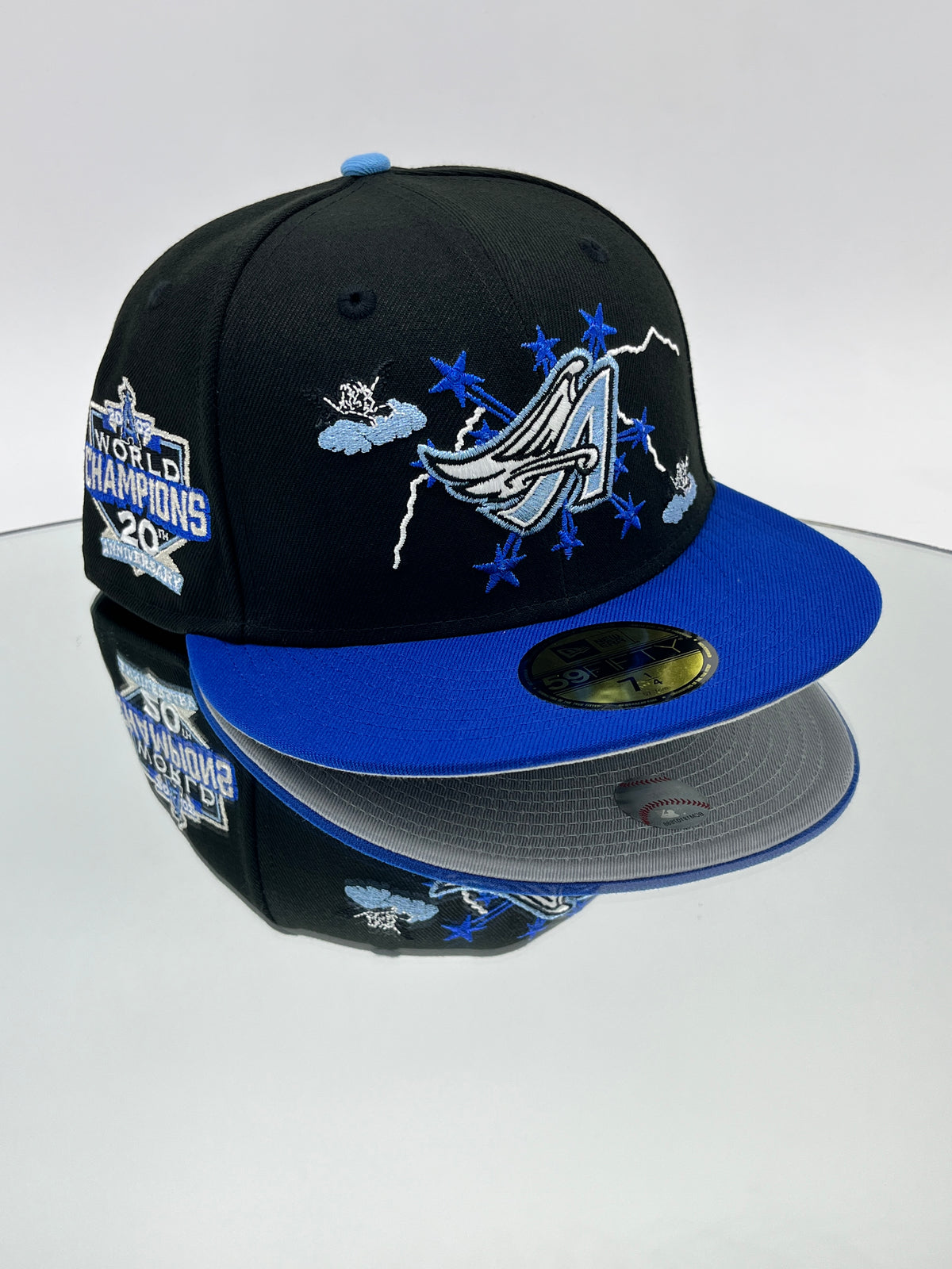 Los Angeles Dodgers MLB Heavenly City 59FIFTY Cerrada Negra Y Azul Royal