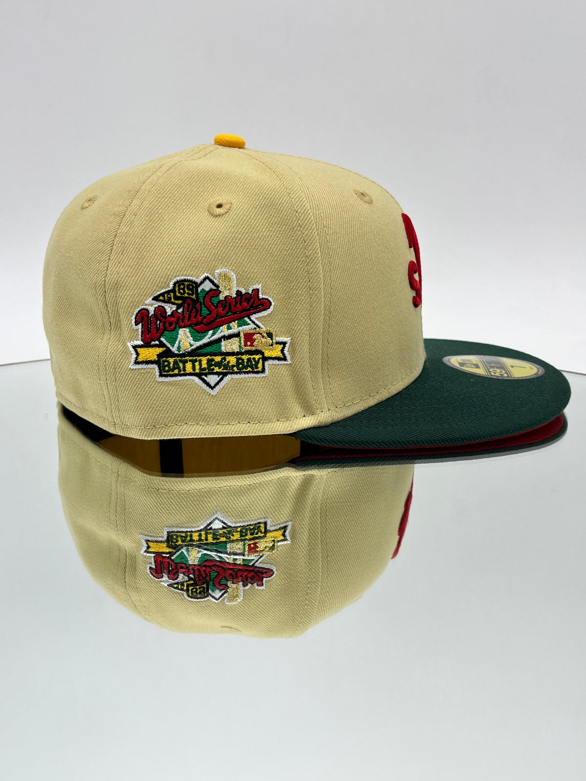 Washington Nationals MLB 59FIFTY Cerrada Crema Y Verde