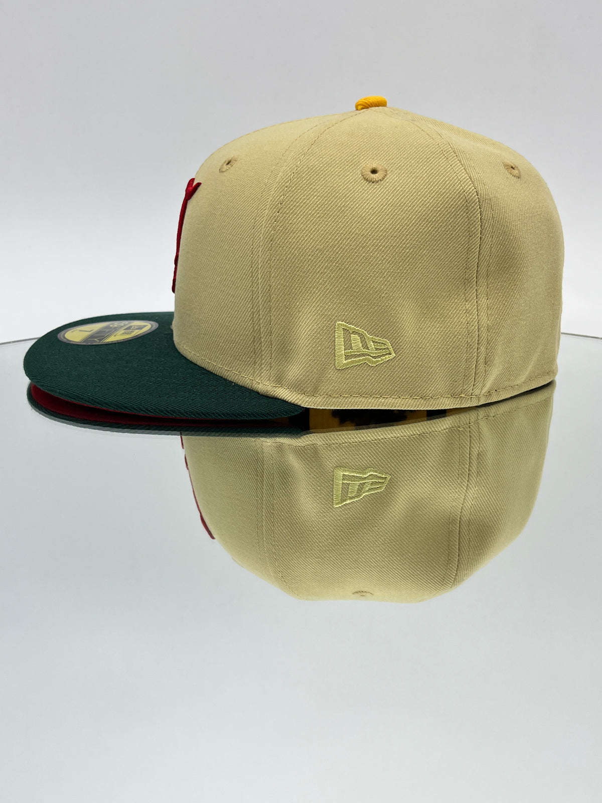 Washington Nationals MLB 59FIFTY Cerrada Crema Y Verde