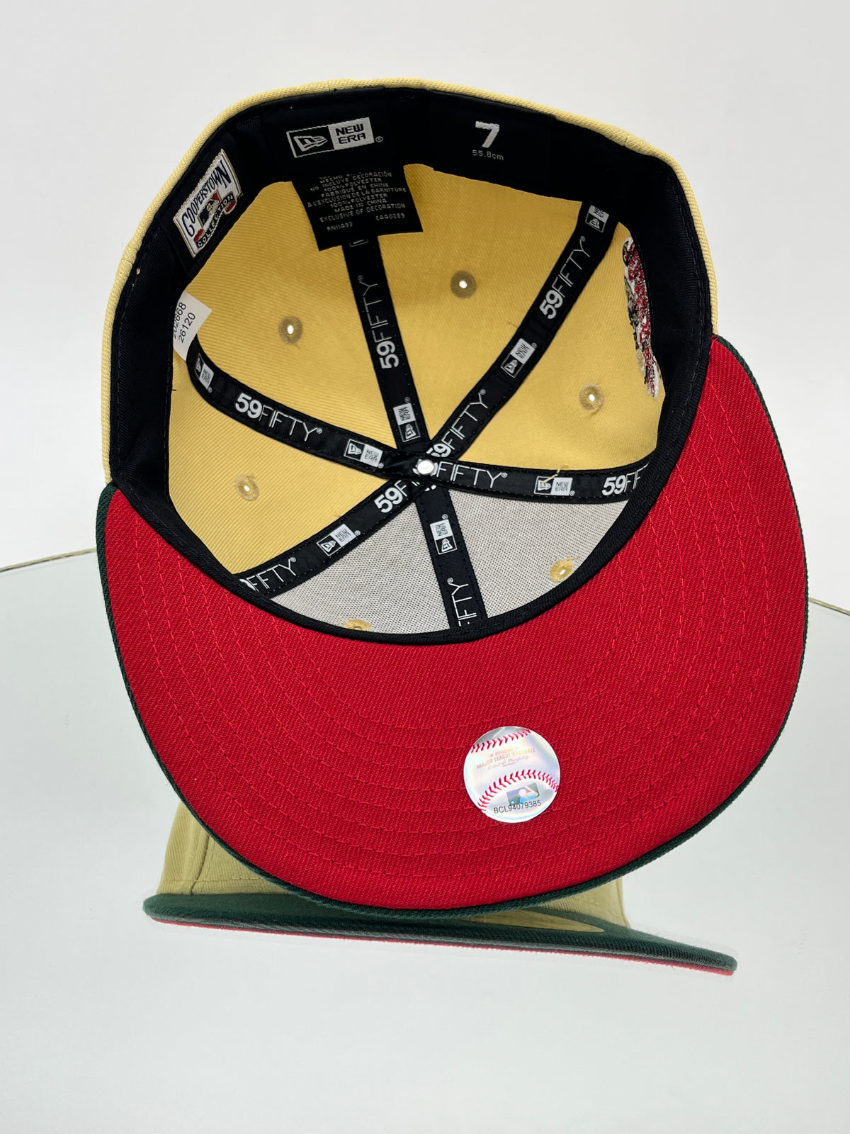 Washington Nationals MLB 59FIFTY Cerrada Crema Y Verde