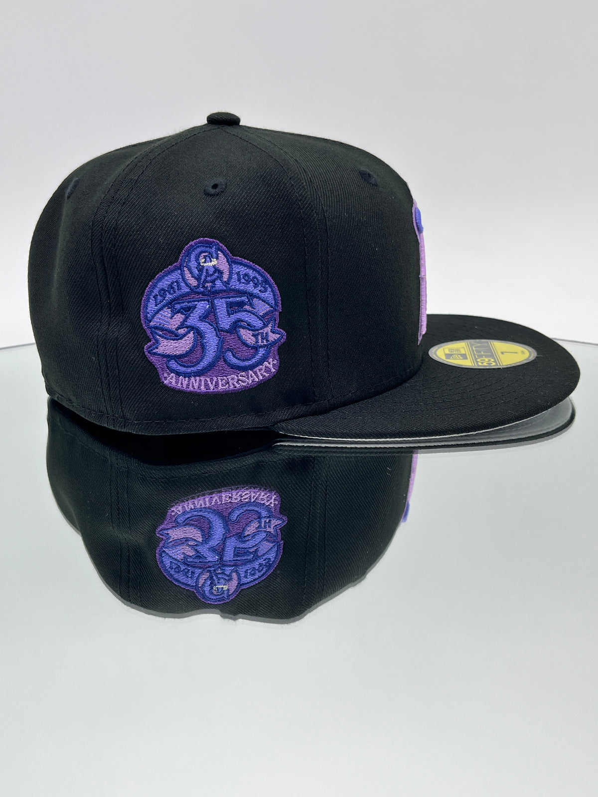 Los Angeles Angels MLB 59FIFTY Cerrada Negra Y Morada